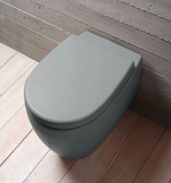 Vaso WC a terra colore Naxos opaco Vitruvit
