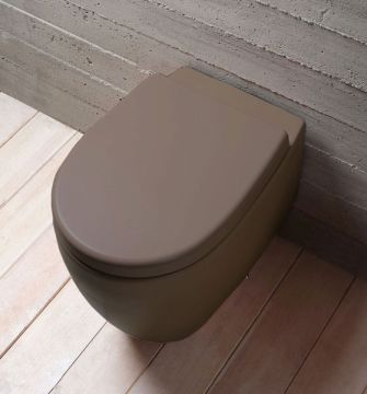 Vaso WC a terra colore Taos opaco Vitruvit