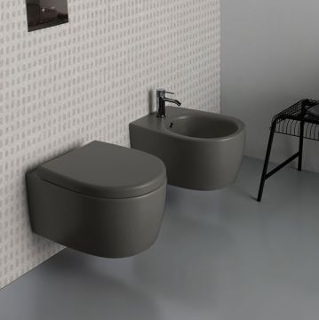 Vaso Wc  Sospeso colore Pietra Naturale opaco Vitruvit