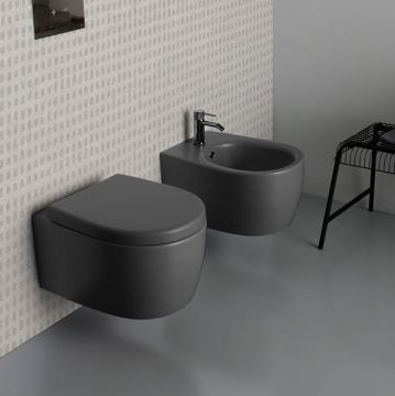 Vaso Wc  Sospeso colore Quarzo opaco Vitruvit