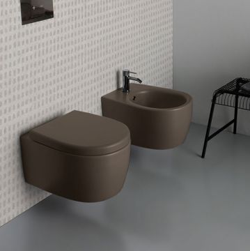 Vaso Wc  Sospeso colore Taos opaco Vitruvit