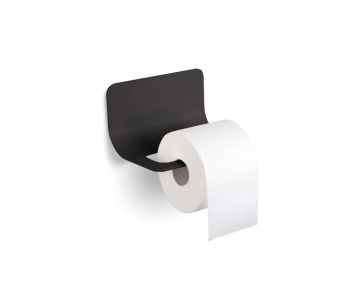Portarotolo Curvà-alluminio verniciato nero goffrato