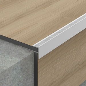 Profilo scale LVT a click SP5mm  Alluminio anodizzato