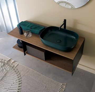 Mobile da bagno componibile della collezione Slide di Scarabeo