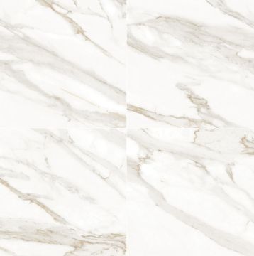 Gres porcellanato effetto marmo lucido statuario venato caldo 80x80