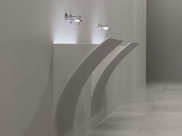 Lavabo lavandino da bagno modello Strappo di Antoniolupi