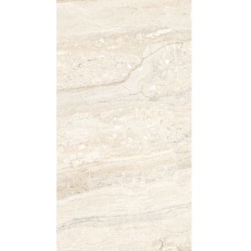 Gres Porcellanato effetto marmo Lucido Travertino beige 60x120