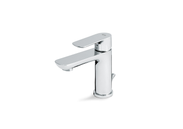 Miscelatore monocomando per lavabo con scarico della collezione Slate di Vema