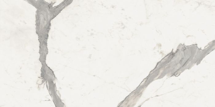 Piastrelle in gres porcellanato effetto marmo statuario della collezione Sensi di Abk-120x240 cm - 7mm