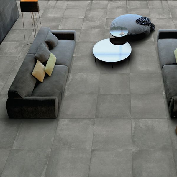 Piastrelle Gres porcellanato effetto pietra cemento Hous Beton grigio antracite 90x90 SP 10mm