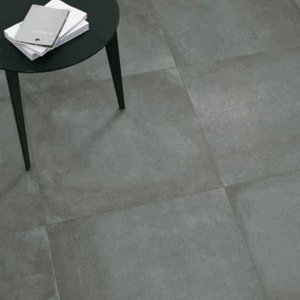 Piastrelle Gres porcellanato effetto pietra cemento Hous Beton grigio antracite 60x60 SP 10mm